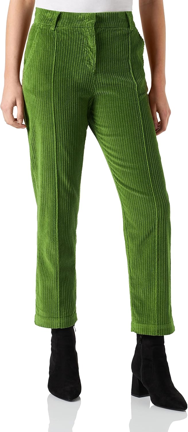 United Colors of Benetton Damen Hose 42 Dunkelgrün 0w7, 42 Dunkelgr&#xFC;n 0w7