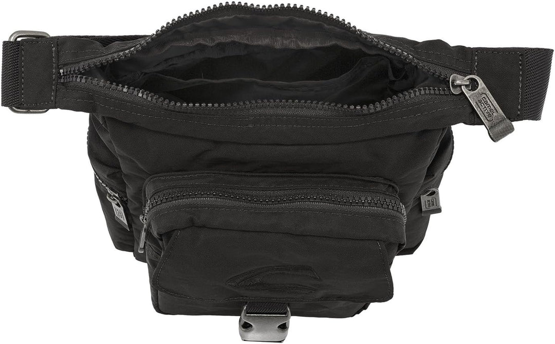 camel active bags Journey Herren Umhängetasche Crossbody Bag Klein 20 x 8,5 x 23 Schwarz, 20 x 8,5 x