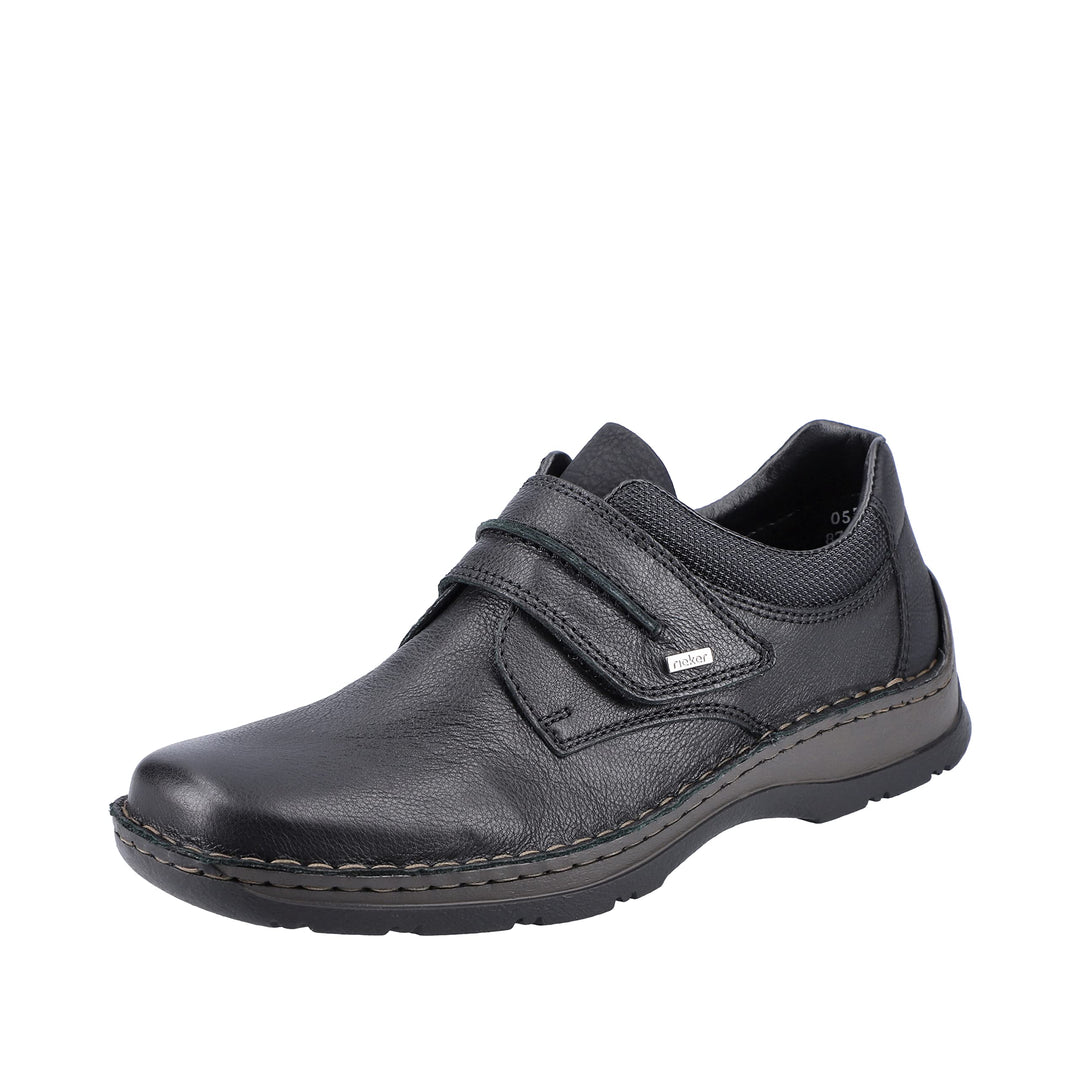 Rieker Herren 5358Slipper 41 EU Schwarz 01, 41 EU Schwarz 01