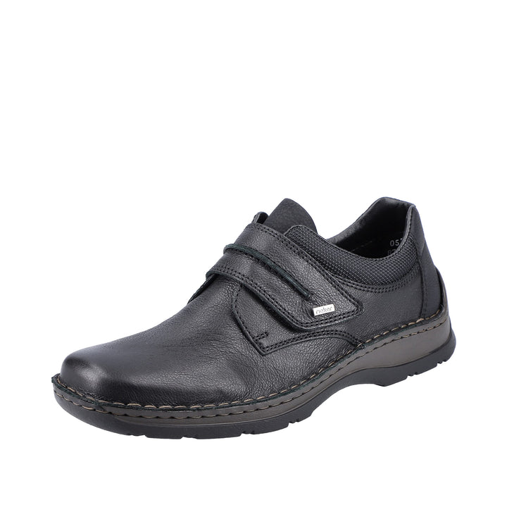 Rieker Herren 5358Slipper 41 EU Schwarz 01, 41 EU Schwarz 01