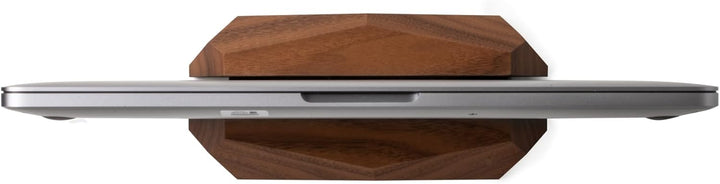 Oakywood Vertikaler Laptop Ständer - Verstellbares Schreibtisch-Dock aus Holz - Kompatibel mit MacBo