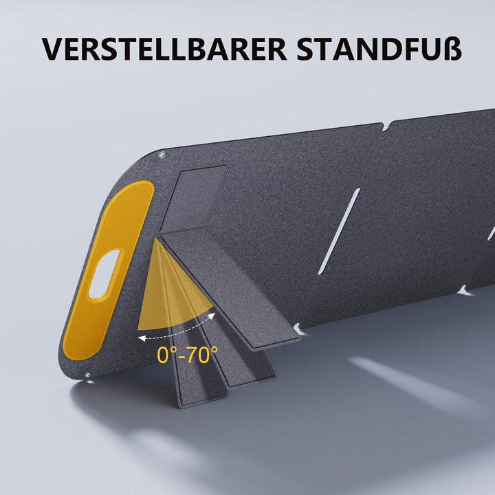 VTOMAN 110W Leicht Faltbares Solarpanel, 25% Wirkungsgrad IP67 Wasserdicht DE-110W LT, DE-110W LT