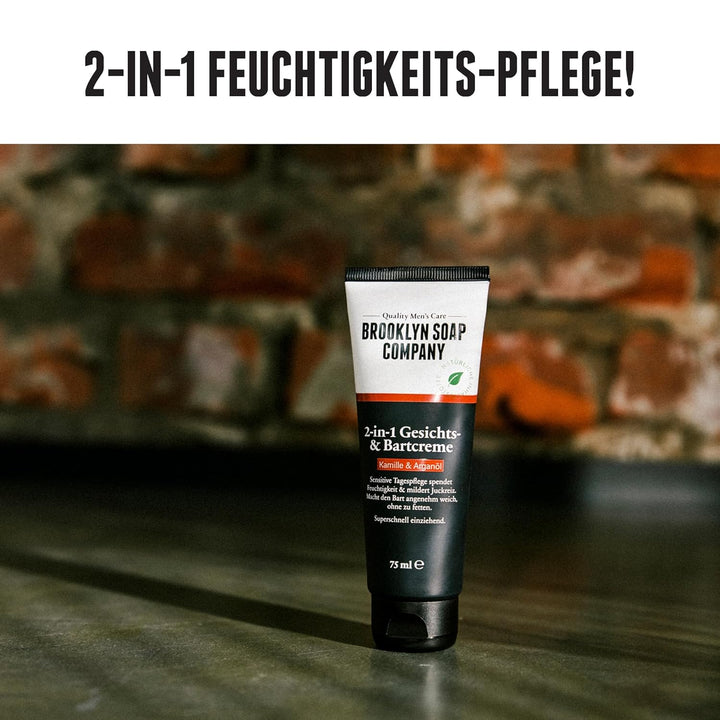 Ultimate Beard Box · Brooklyn Soap Company · Hochwertiges Bartpflege Set inkl. Bartöl, Bartshampoo,