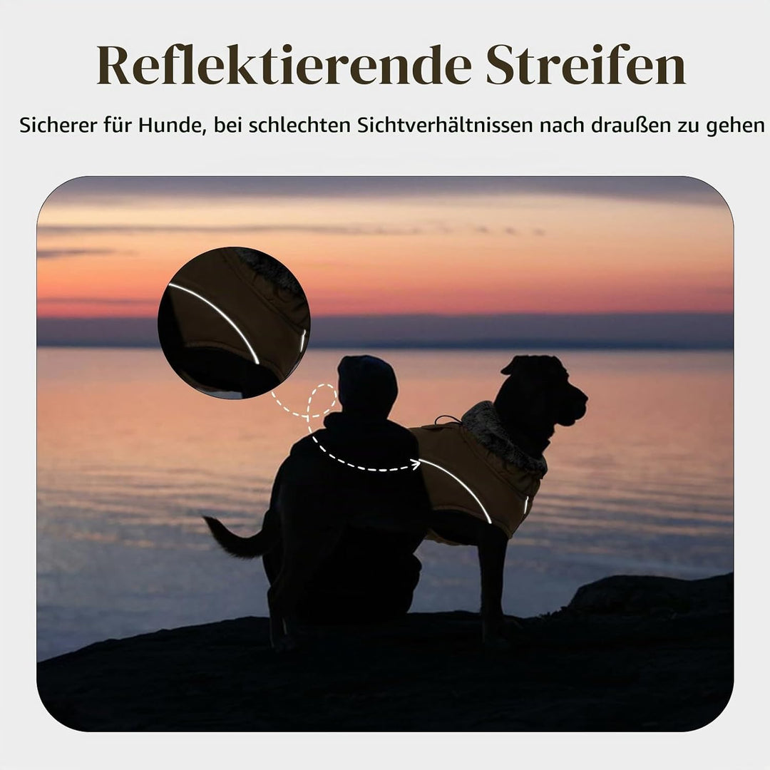 Hundejacke Kleine Hunde, Hundejacke Wasserdichter Winter Warm Hund Kleidung Hundemantel Gepolstert P