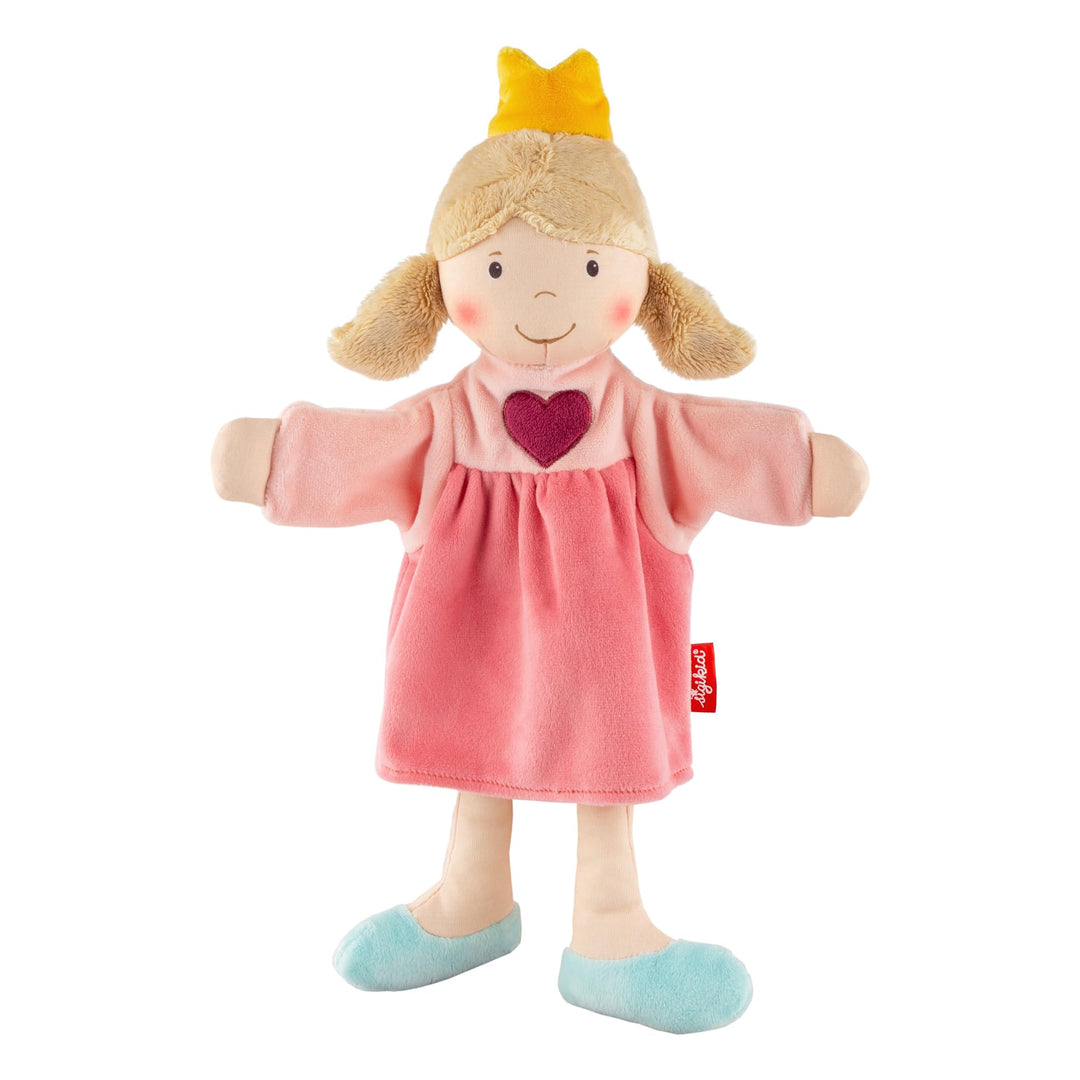 sigikid 43045 Handspielpuppe, pink/Prinzessin, OneSize, Pink/Prinzessin