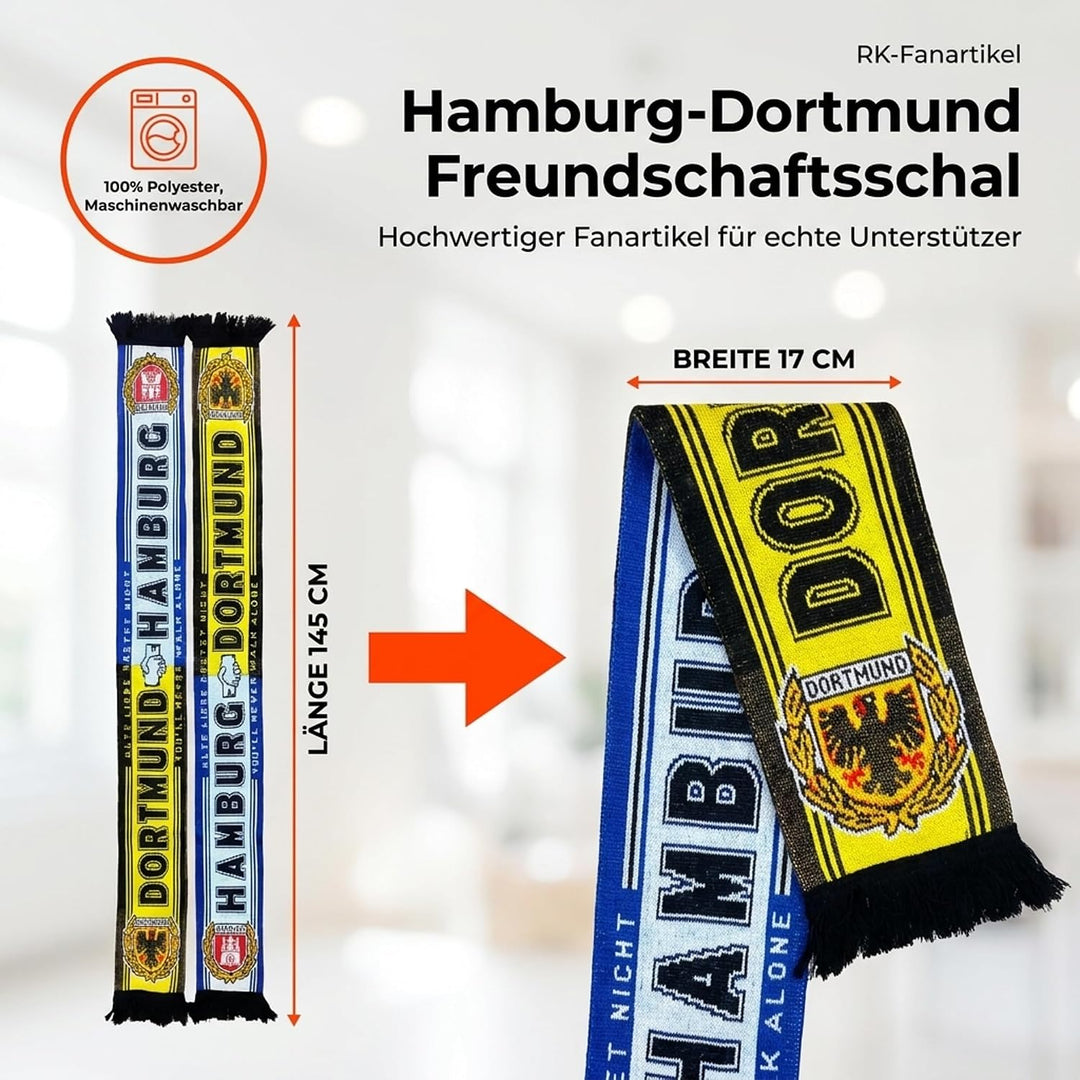 Generisch Hamburg-Dortmund Freundschaftsschal