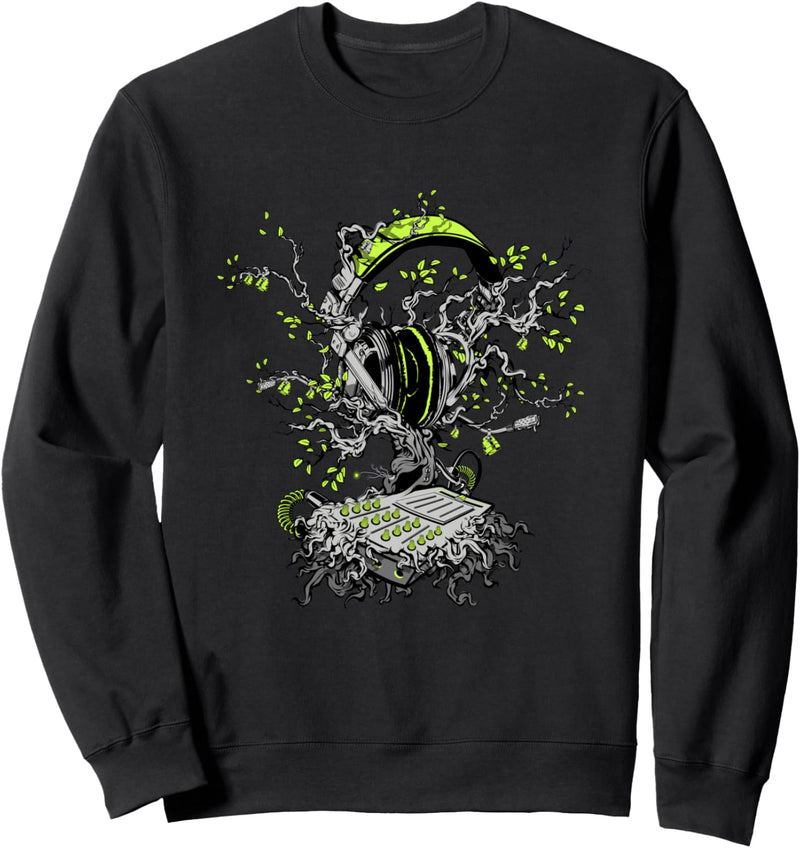 Kopfhörer Mixing Desk Tree - Studio - DJ - Musik Sweatshirt