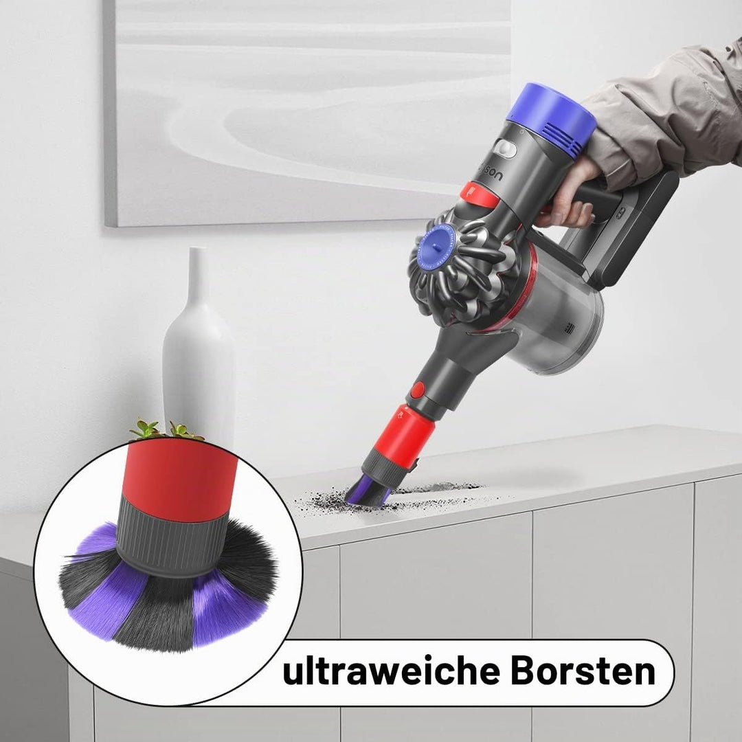 Kratzfreie Staubbürste für Dyson V15 V12 V11 V10 V8 V7 Gen5 Staubsauger, Ersatz Weiche Bürste Aufsat