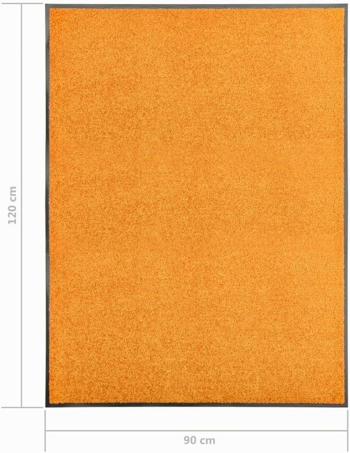 vidaXL Fussmatte Waschbar Schmutzfangmatte Türmatte Fussabtreter Schmutzmatte Schmutzfangläufer Saub