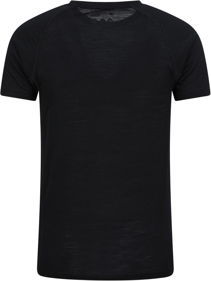 Mountain Warehouse Summit Merino Herren T-Shirt Unterhemd Thermounterwäsche Funktionsunterwäsche Ski