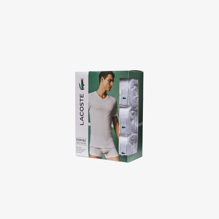 Lacoste Herren Unterhemd XS Weiss, XS Weiss