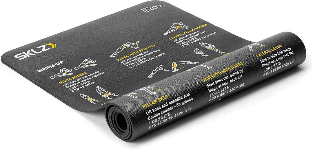 SKLZ Unisex-Adult Trainermat Sport Performance Trainingsmatte inkl. Kräftigungs, Dehnungs-und Schnel