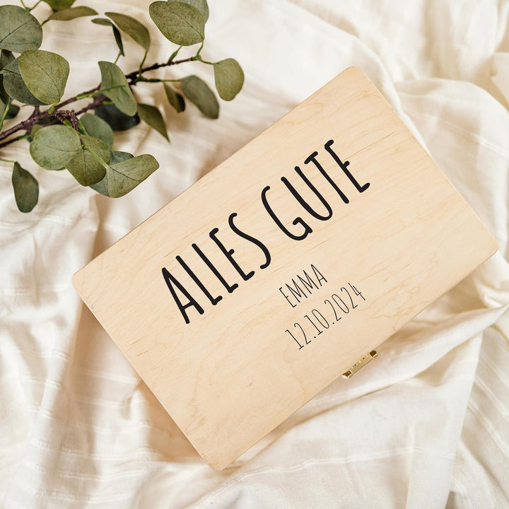 Creative Deco Personalisierte Geschenke Wunschtext Holzkiste | Dein Eigener Beliebiger Text Individu