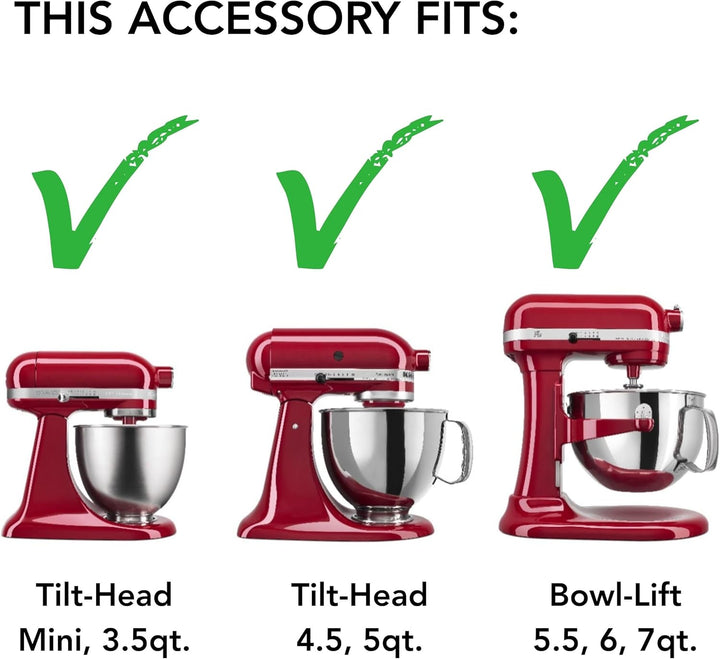 KitchenAid KSMPSA Nudelwalzenaufsatz, silber,