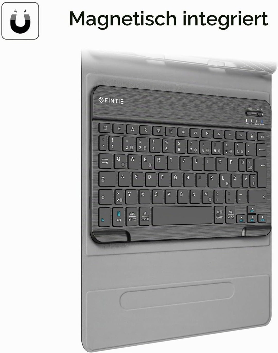 Fintie Tastatur Hülle für Samsung Galaxy Tab S8 11 Zoll 2022 /S7 11 Zoll 2020 Tablet, Keyboard Cover