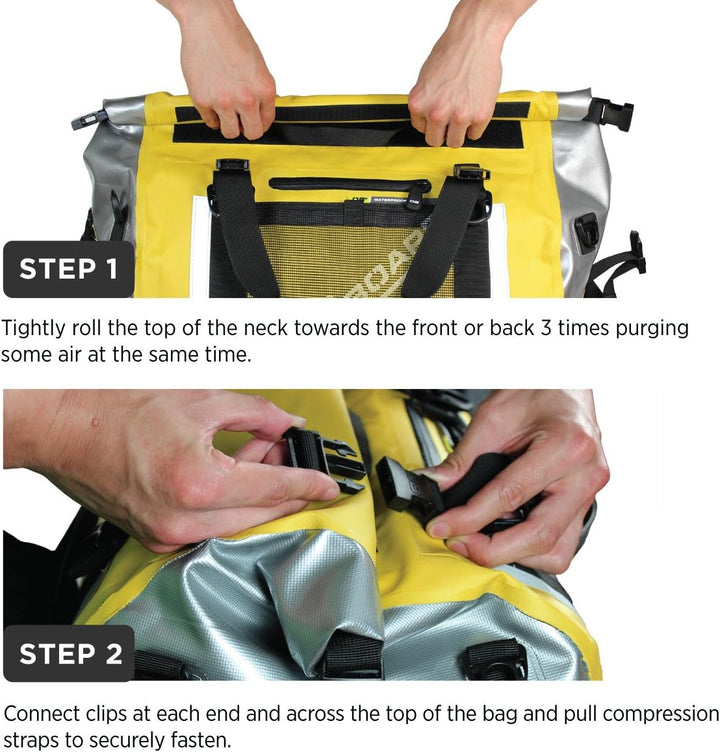 Overboard wasserdichte Tasche 70 x 34 x 3 cm, 60 Liter Rot, 70 x 34 x 3 cm, 60 Liter Rot