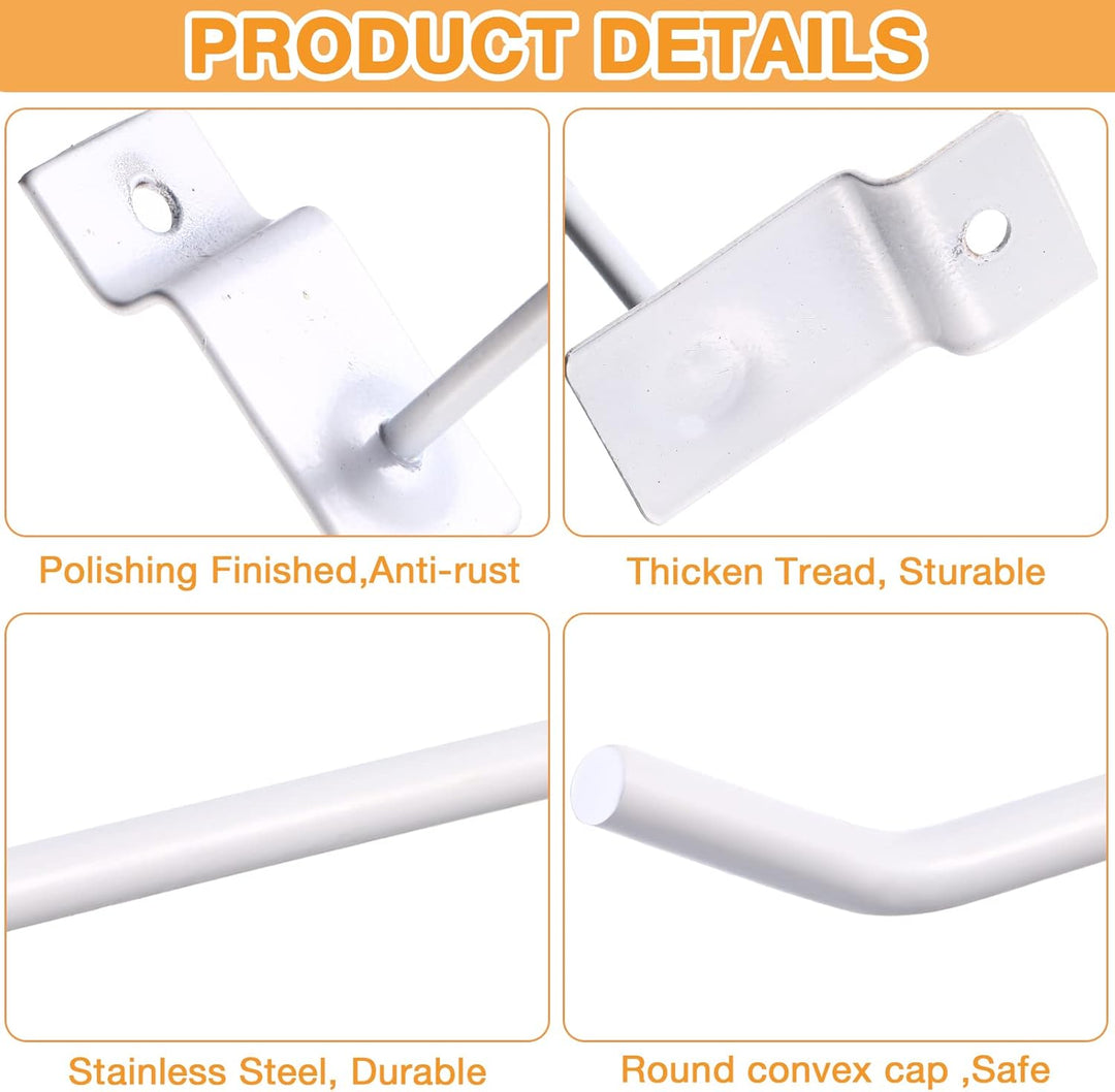 100 Stück Slatwall Haken 10,2 cm Slatwall Zubehör Slatwall Panel Haken Lamellen Wand Hanging Hooks S