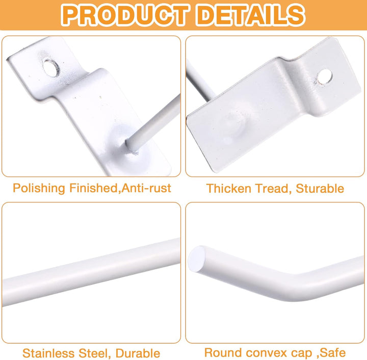 100 Stück Slatwall Haken 10,2 cm Slatwall Zubehör Slatwall Panel Haken Lamellen Wand Hanging Hooks S