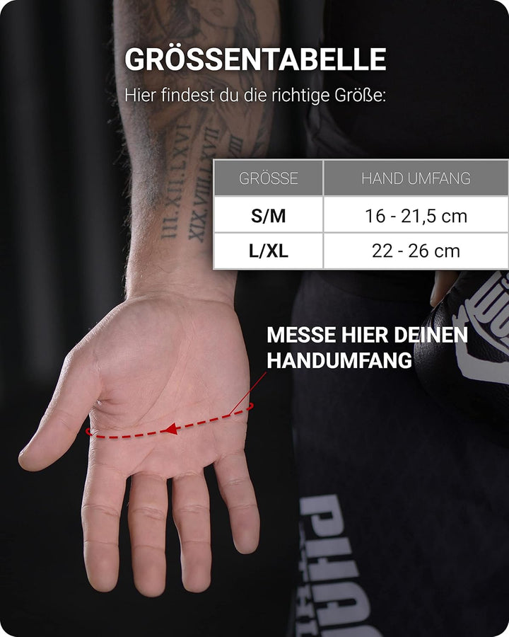Phantom MMA Handschuhe APEX | Profi Gloves für Sparring, Fight, Boxen, Freefight Fight Squad - Schwa