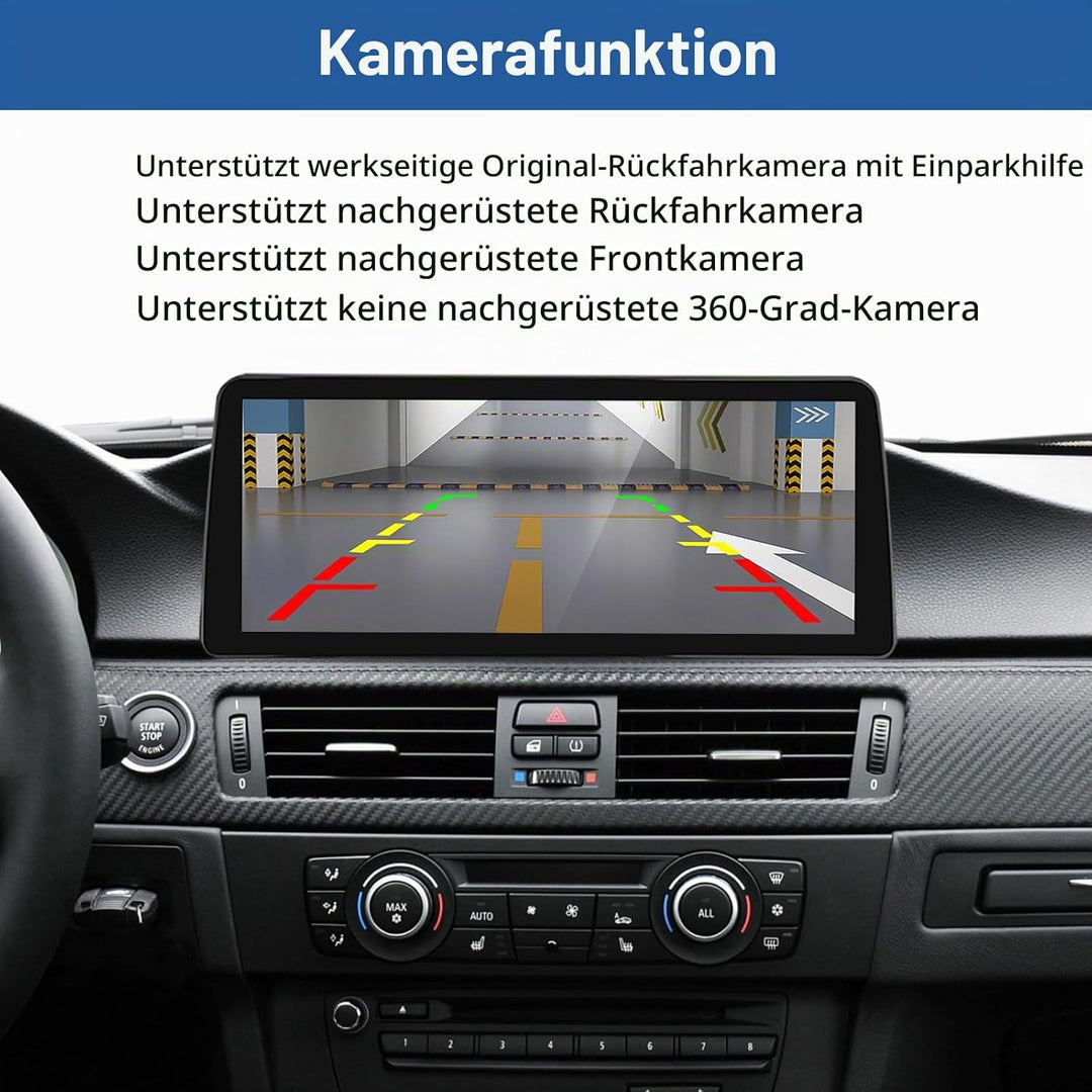 Road Top 12,3 Zoll Ultraschmaler Autoradio Carplay für BMW 3er CIC | für BMW 3er E90/E91/E92/E93 200