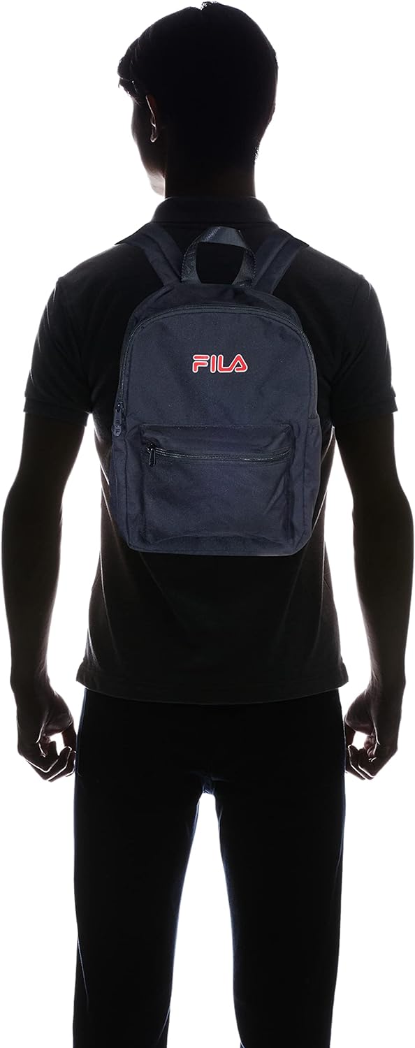 FILA Unisex Kinder Bury Small Easy Backpack-Black-OneSize Rucksack