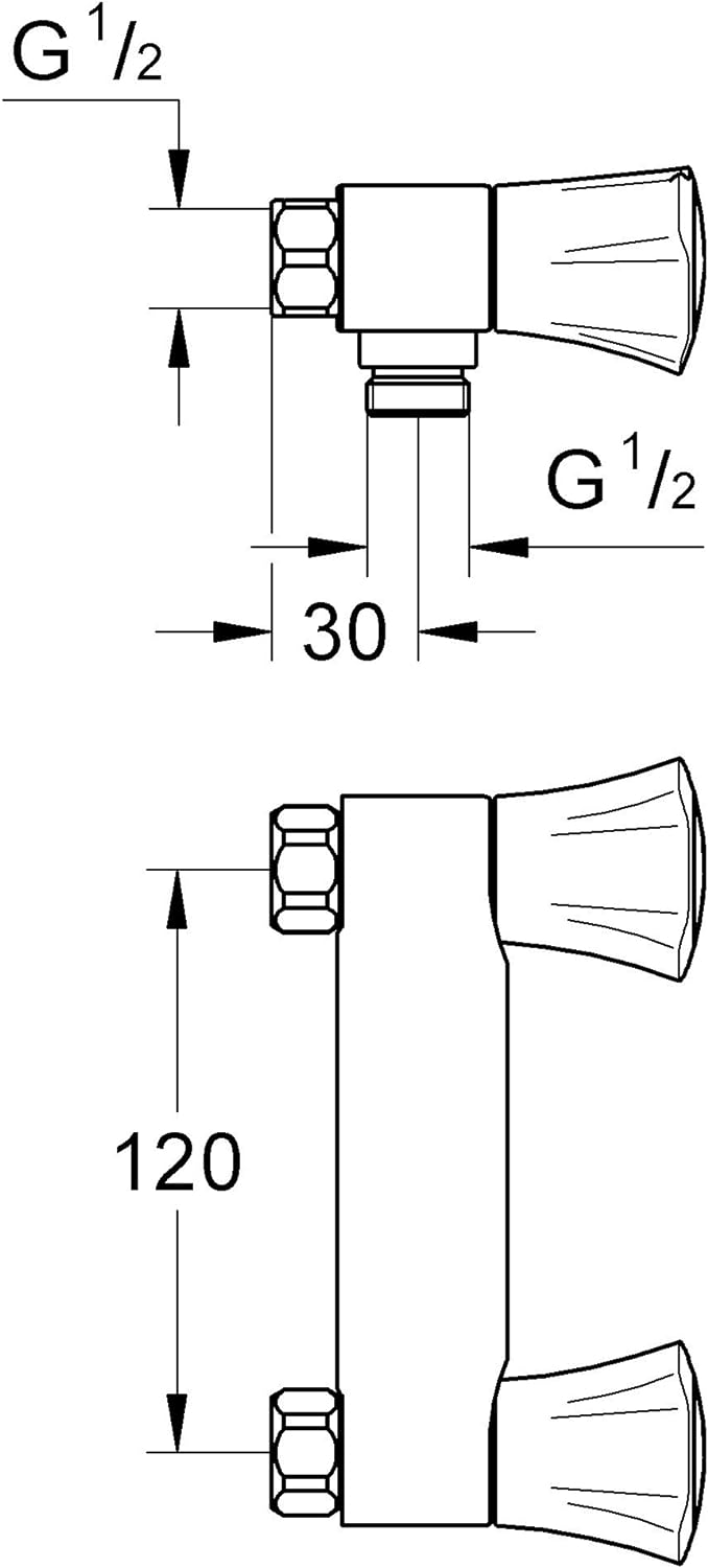 Grohe Costa L, Brause 120mm