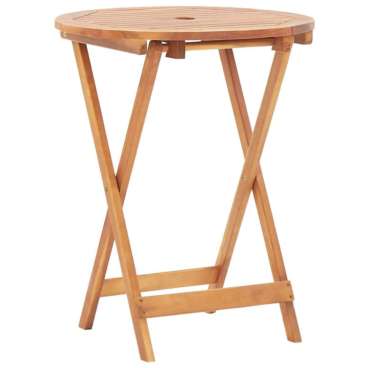 vidaXL Akazienholz Massiv Gartentisch Klappbar Bistrotisch Klapptisch Holztisch Garten Tisch Esstisc