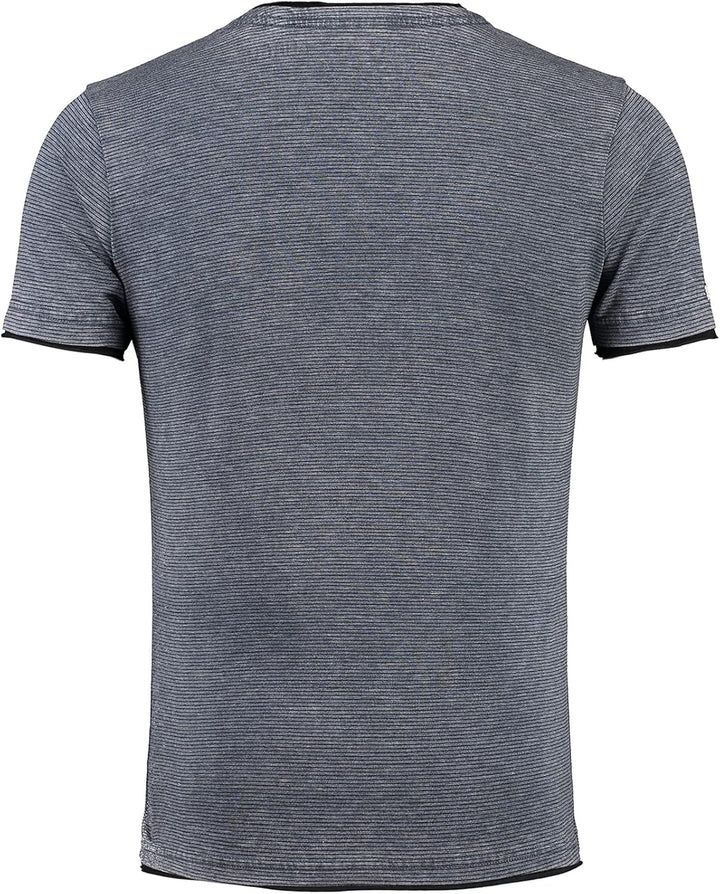 KEY LARGO Herren Mt Karl-Heinz Round T-Shirt, Atlantic Blue (1211)