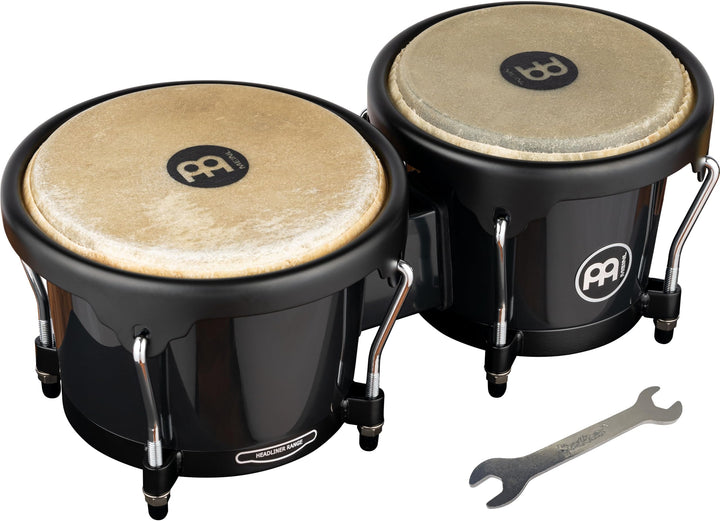 Meinl Percussion HB50BK ABS-Plastik Bongo-Set, Headliner Series, Durchmesser 16,51 cm (6,5 Zoll) Mac