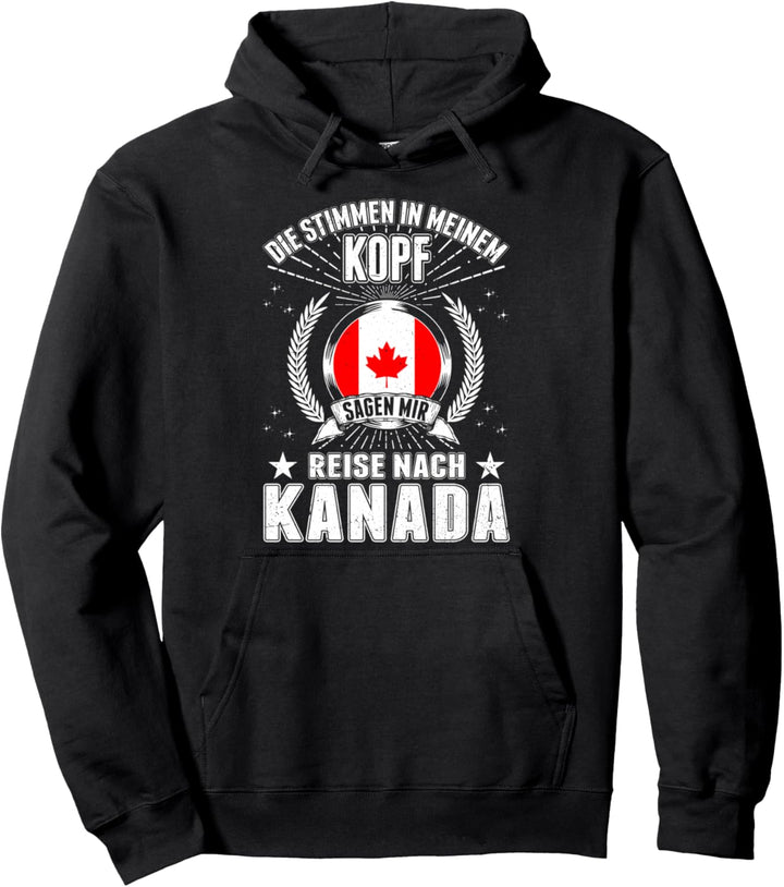 Kanada Urlaub Kanadische Flagge Kanada Pullover Hoodie
