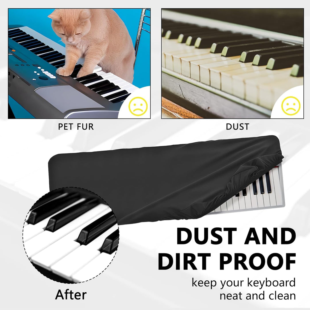 Staubschutz für Klaviertastatur mit 61 Tasten, kompatibel mit Sequential Prophet-6, Roland Go Piano