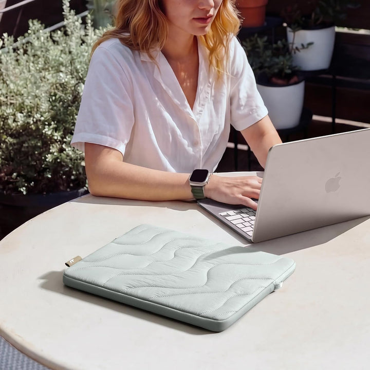 tomtoc Puffer MacBook Neo Hülle Tasche für 13 Zoll MacBook Neo A3404 (2026) mit A18 Pro Chip, 360° L