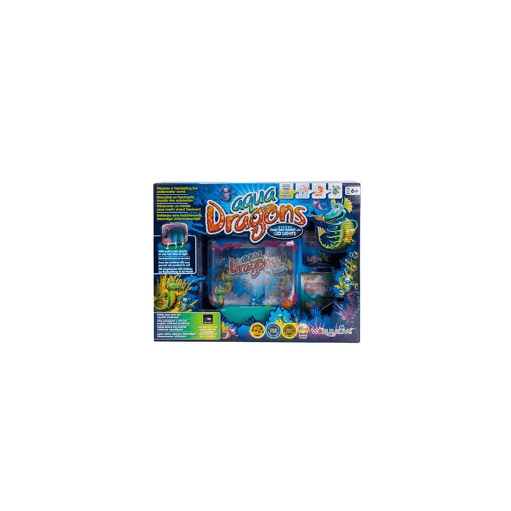 Aqua Dragons schlüpfen und wachsen lebende Wassertiere, Unterwasserwelt-Lernspielzeug-Set, 400-ml-Ta