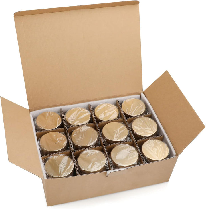 Kerzendosen aus Metall, 24 Stück, für die Kerzenherstellung, 8oz Mini-Kerzendosen DIY-Kerzenherstell