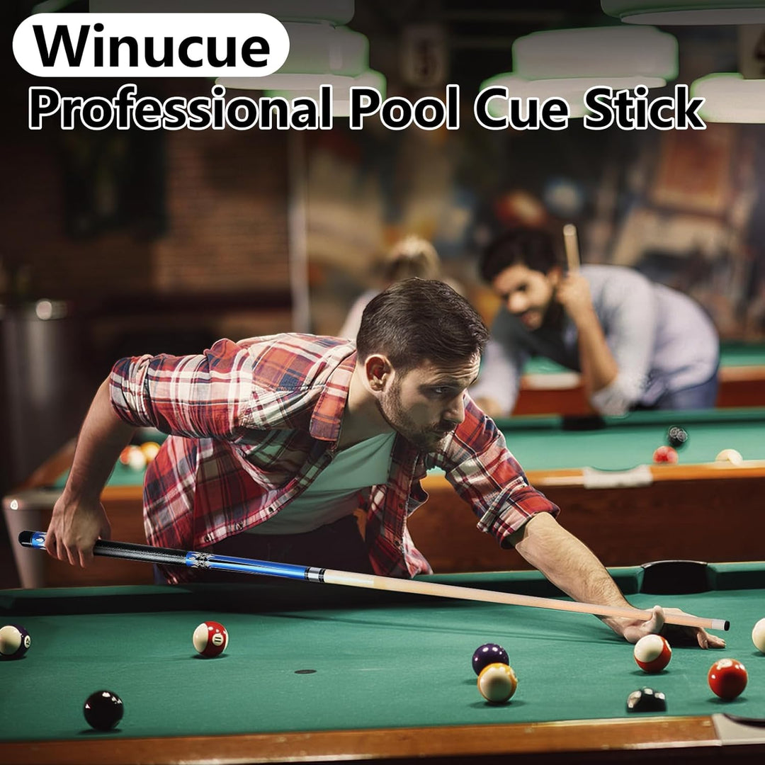 Billard Queue 18 19 20 21 oz, 58" Pool Queue Sticks 13mm Spitzen für Professionelle Billardspieler,