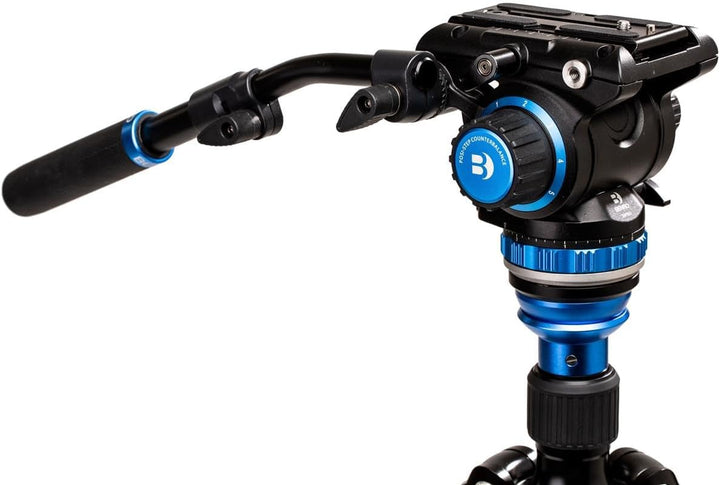 Benro Aero6 Pro Travel Video Tripod Aluminium, A3883TS6PRO, Aluminium