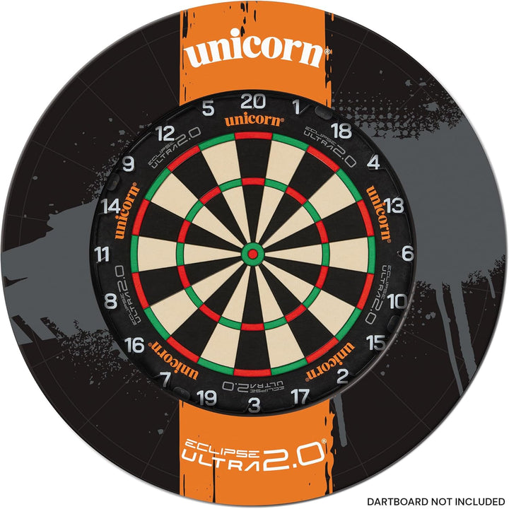 Unicorn Robuste Dartscheiben-Einfassung | Ultra 2.0 | Professionell Slimline | Hochdichter spritzgeg