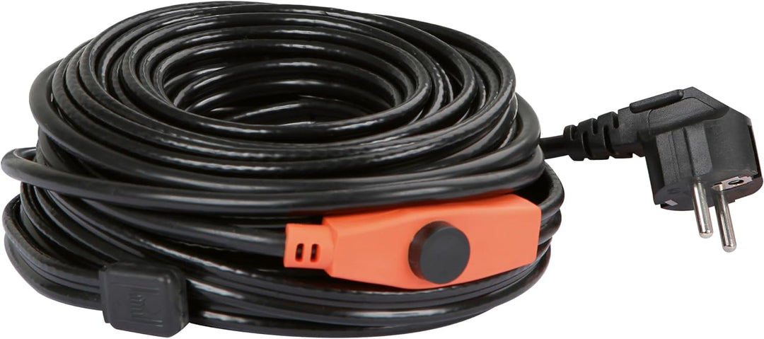 KERBL Frostschutz-Heizleitung mit Thermostat (Länge 24 m, frostfreie Wasserleitung bis -45° C, für T
