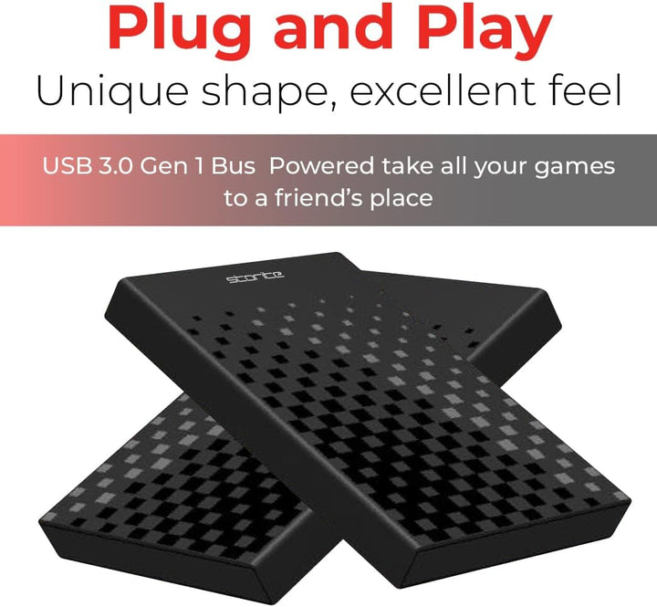 Storite Externe Festplatte, 250 GB, USB 3.0, tragbar, leicht, Plug &amp; Play, Datensicherungsspeicher f
