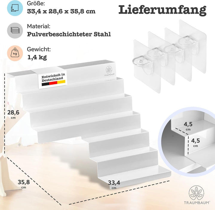 Tonie Regal als Einsatz für IKEA KALLAX | vollständig magnetisches Toniebox Regal für mehr als 50 Fi