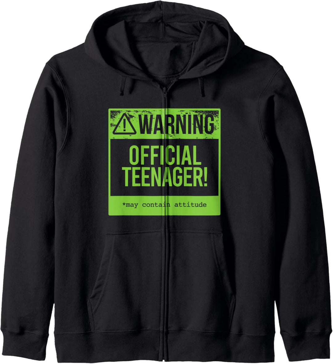 WARNUNG! OFFIZIELLER TEENAGER 13. Geburtstag Meme Kapuzenjacke