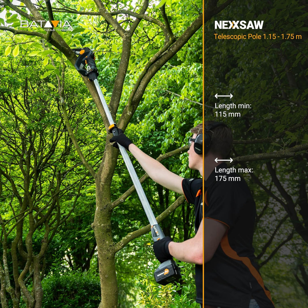 18V Teleskopstiel 1,15–1,75 m – für 18V Nexxsaw & 18V Nexxcut