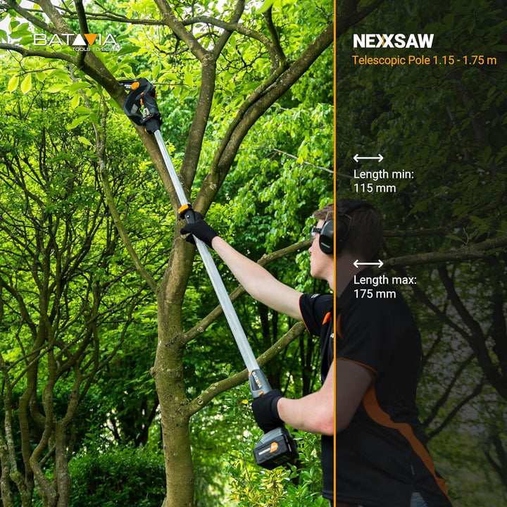 18V Teleskopstiel 1,15–1,75 m – für 18V Nexxsaw & 18V Nexxcut