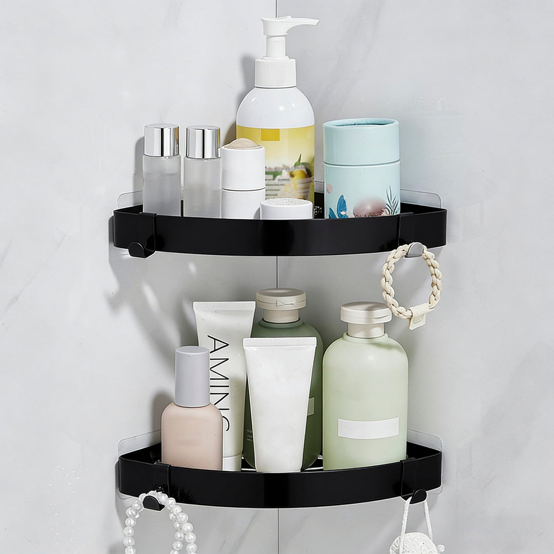 Duschablage ohne Bohren Duschregal Edelstahl Duschkorb Eckregal Ecke Badregal Bad Organizer Badezimm