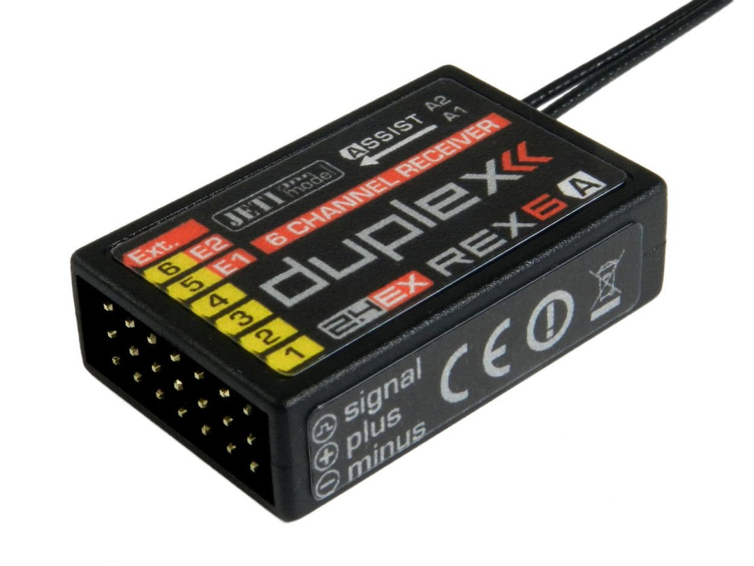 Jeti REX 6 (Assist) 6-Kanal Empfaenger 2,4GHz