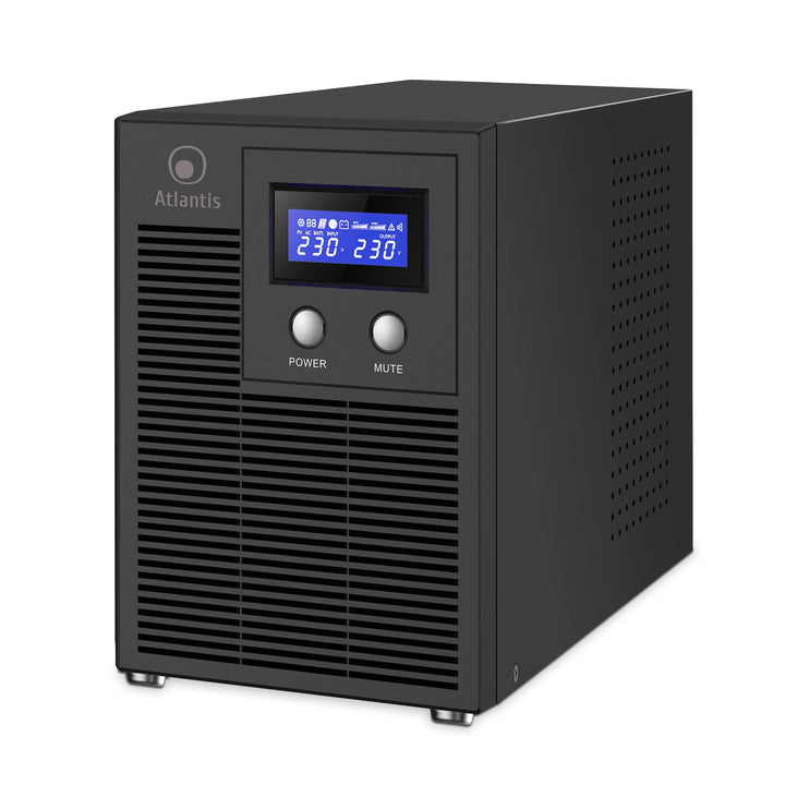 Atlantis A03-HP4003P Unterbrechungsfreie Sinuswelle 3000VA 2100W Line Interactive, LCD-Display, USB-
