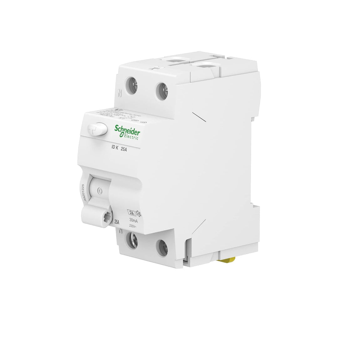 Schneider Electric Fehlerstrom-Schutzschalter IDK 2P 25A 30MA TYP A, A9Z01225, weiss 2 Polig 25 Ampe