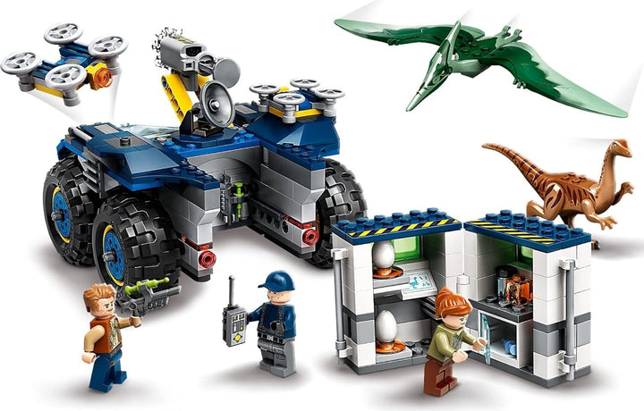 LEGO 75940 Jurassic World Ausbruch von Gallimimus und Pteranodon, Dinosaurier Spielzeug für Kinder a