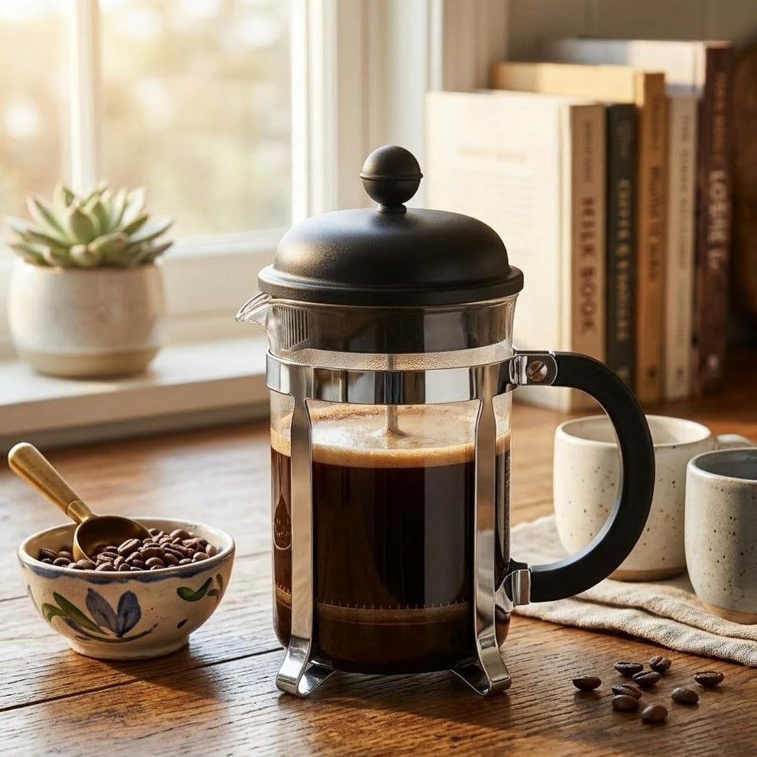 Bodum French Press Kaffeebereiter 0,5 L (4 Tassen) – Modell 1914-01-1 – Klassischer Kaffeezubereiter
