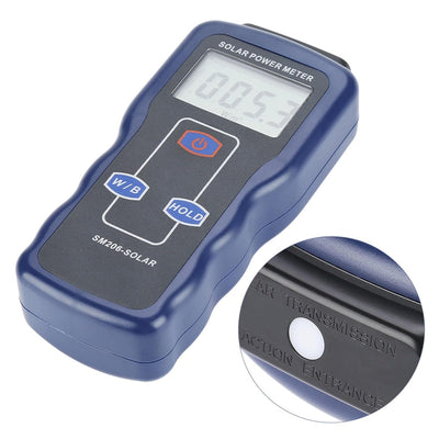 Einstrahlungsmessgerät Solar Solar Power Meter Sm206 Digital Solar Power Meter Sonnenlicht Strahlung